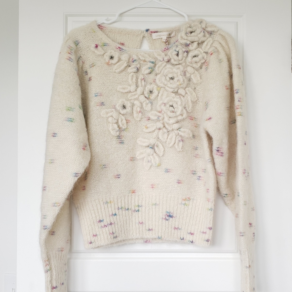 LoveShackFancy Claudette Pullover MONRI Sweater
